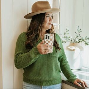 Walli Chestnut Checks iPhone 13 Pro Wallet Case